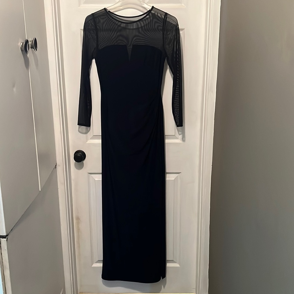 Navy Lauren Ralph Lauren evening dress
